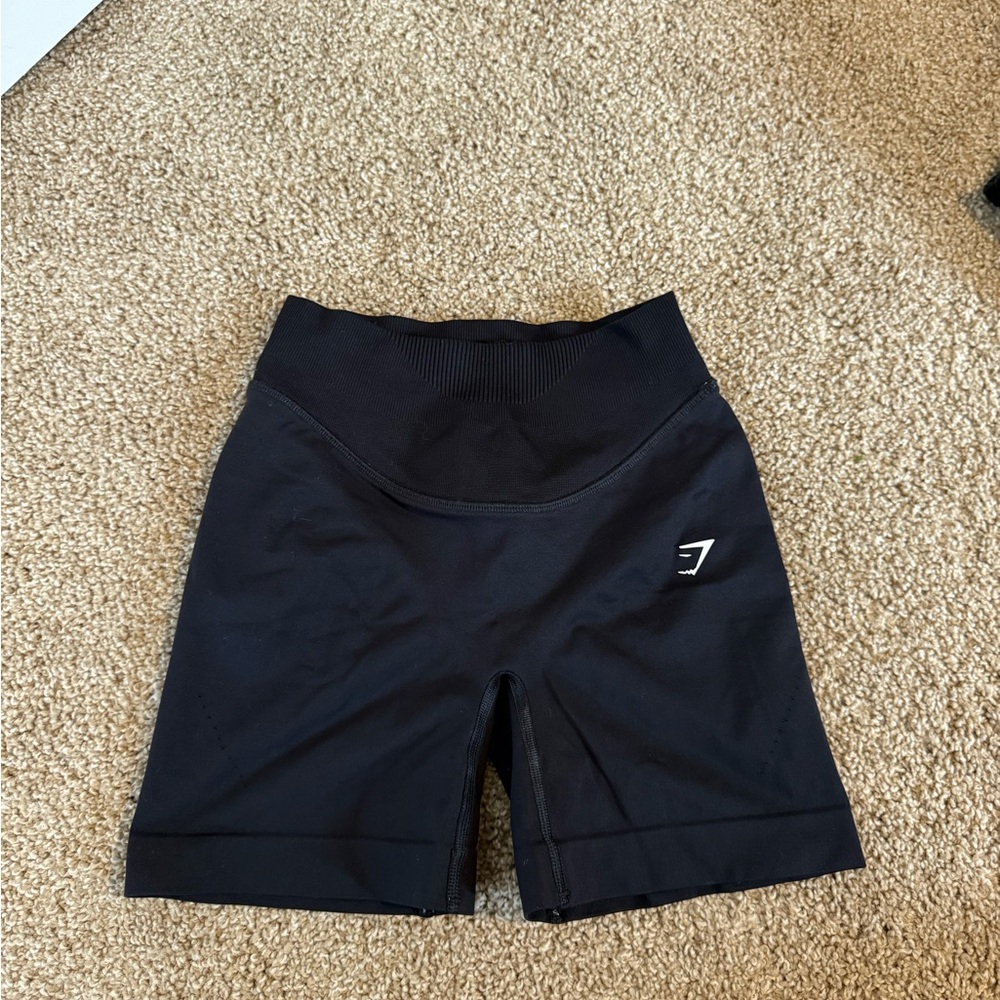 Gymshark Black sweat Seamless Sculpt Shorts